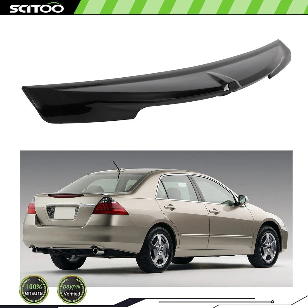 Duckbill Trunk Spoiler Wing for Honda Accord Sedan (2006–2007) Gloss Black ABS