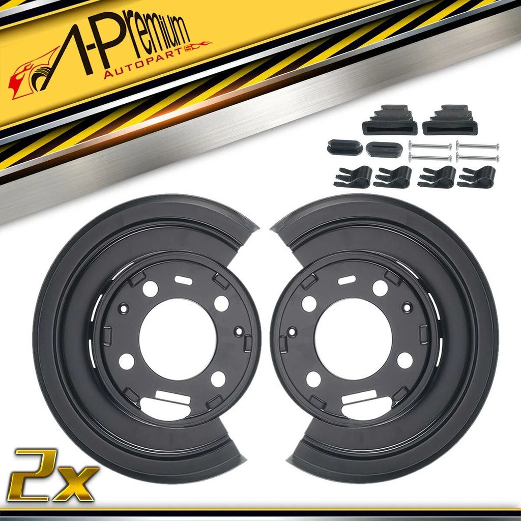 2X Rear Brake Dust Shield Plates for Ford F-250 F-350 F-450 Super Duty (2005–2023)