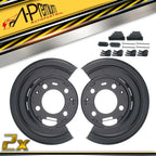 2X Rear Brake Dust Shield Plates for Ford F-250 F-350 F-450 Super Duty (2005–2023)