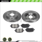 Rear Brake Pads and Rotors for Dodge Grand Caravan (2008–2010) & Journey (2011–2013)