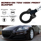 JDM Front Bumper Tow Hook Set for Honda Fit Insight CR-Z (2015-2017)