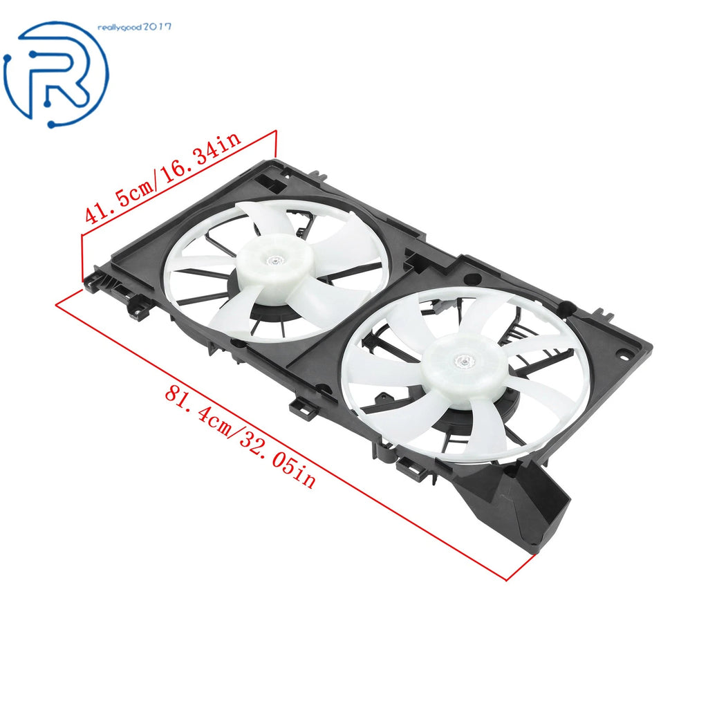Dual Radiator and Condenser Fan Assembly for Subaru Legacy Outback (2015–2019)