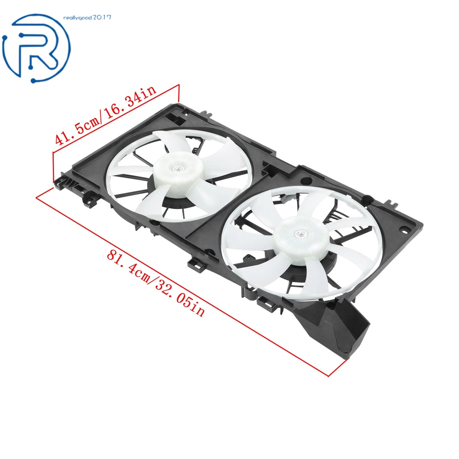 Dual Radiator and Condenser Fan Assembly for Subaru Legacy Outback (2015–2019)