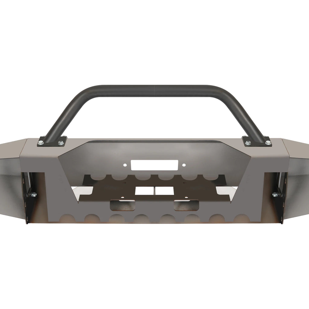 Bare Metal Front Bumper with Bullbar for Ford F150 F250 F350 Bronco (1992–1996)