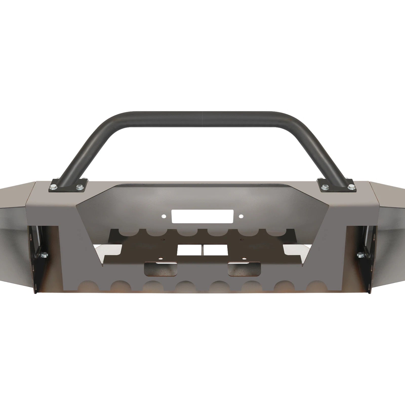 Bare Metal Front Bumper with Bullbar for Ford F150 F250 F350 Bronco (1992–1996)