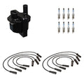 Set of 8 Denso Ignition Coil Wires & Bosch Iridium Spark Plugs for C3500 K2500 (1996–2000)