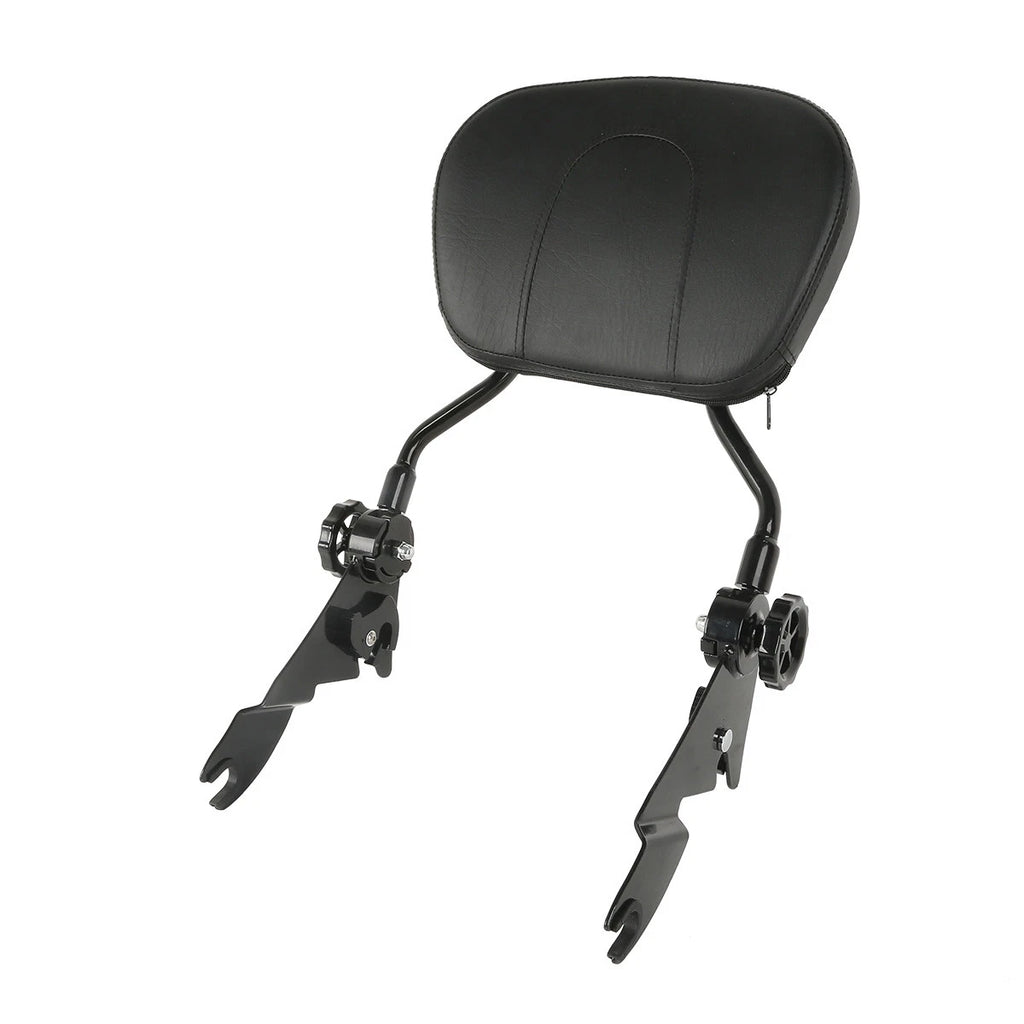 Backrest Sissy Bar Luggage Rack & 4 Point Docking for Harley Touring (2014–2024)
