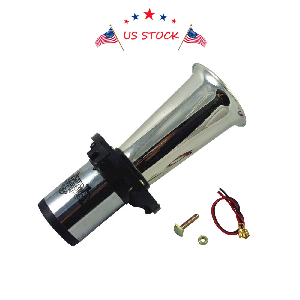 Vintage Style Klaxon Horn for Antique Cars (12 Volt)
