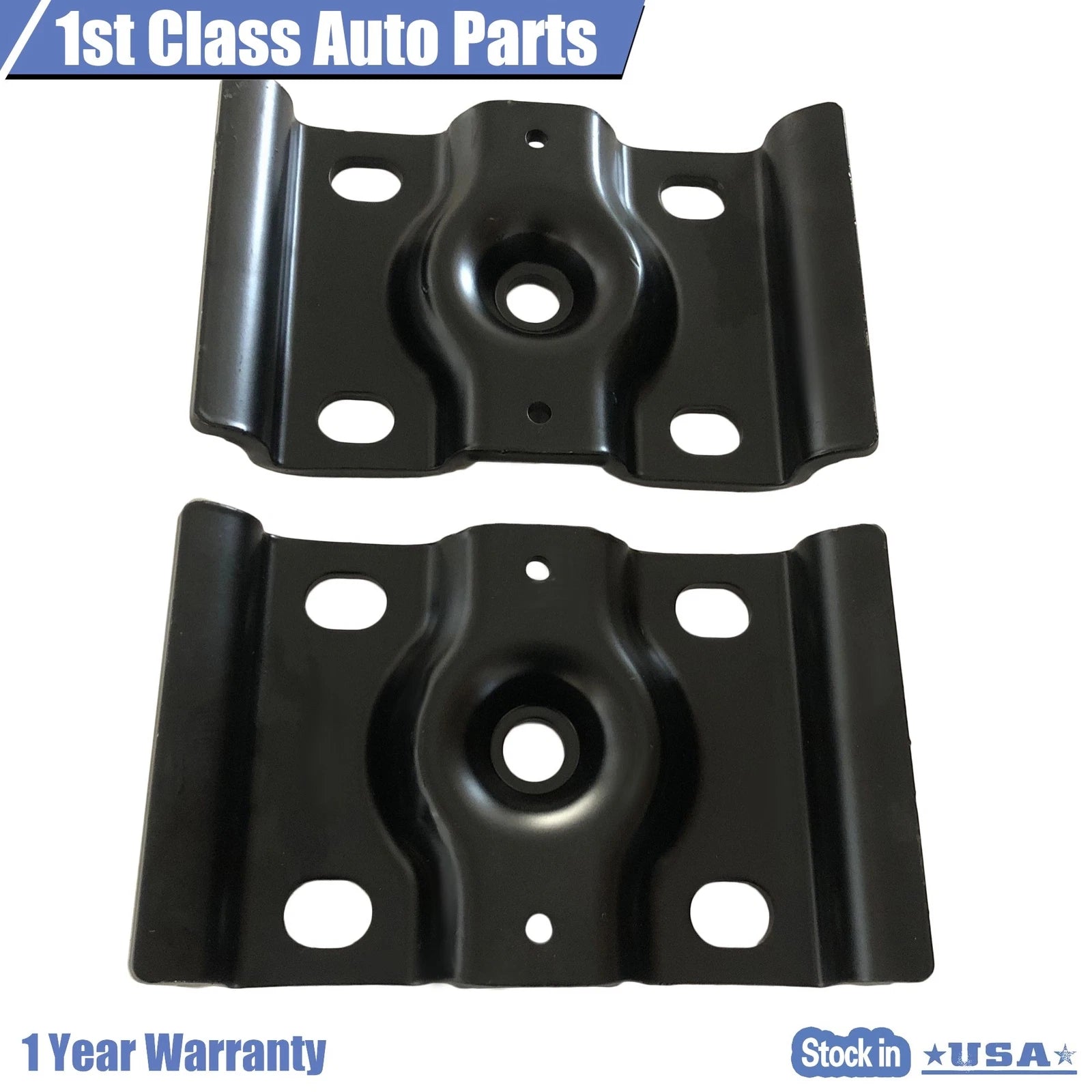 2X Rear Axle Spring U-Bolt Plate Bracket for Ford F-250 F-350 (1999–2023)