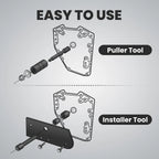 Inner Single Cam Bearing Puller Installer Tool Kit for Harley Davidson (1987-2019)