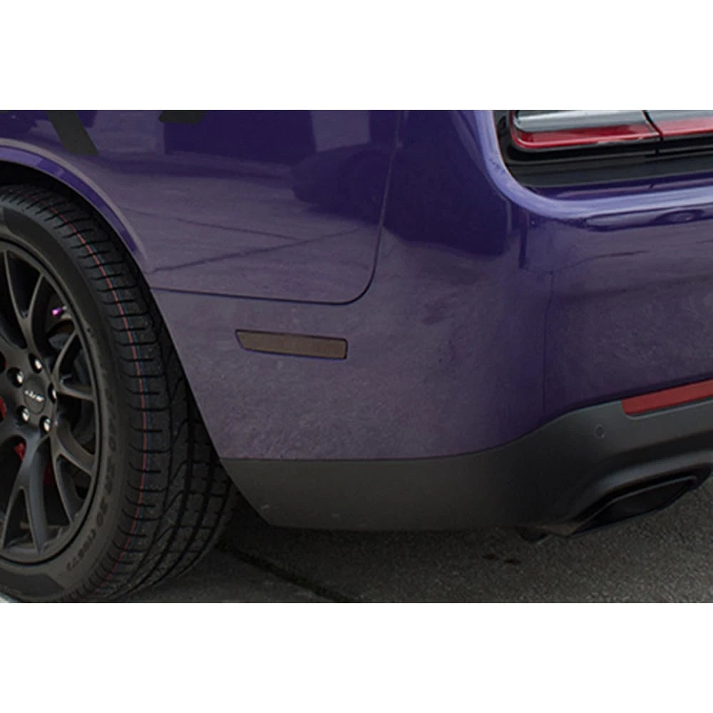 4pc Tinted Vinyl Side Marker Tint/Blackout Kit for 2015-2017 Dodge Challenger