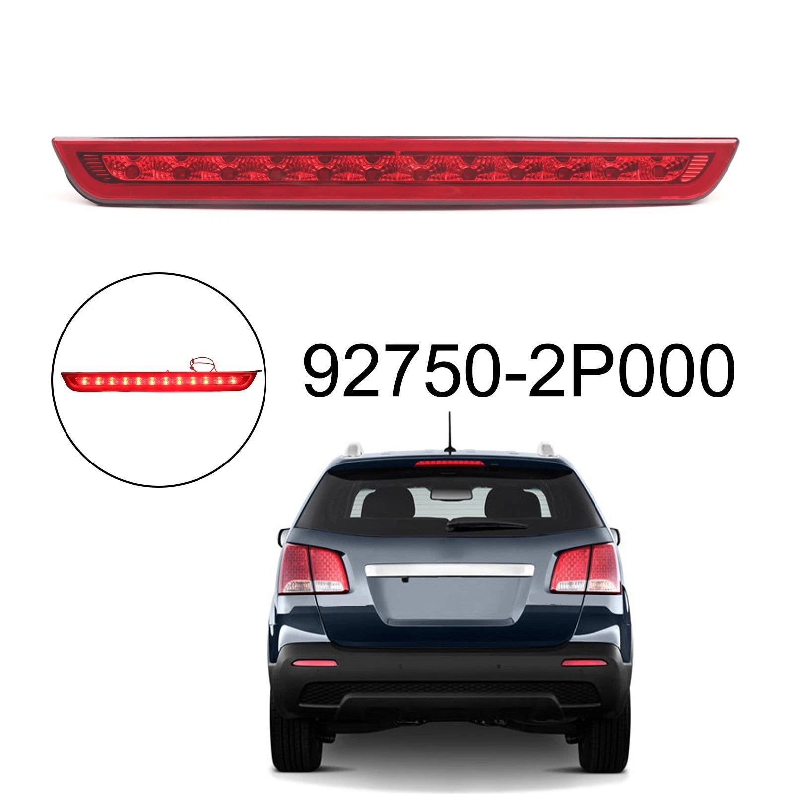Center Stop Lamp LED 3rd Brake Light for Hyundai (2015–2020) 92750-2P000