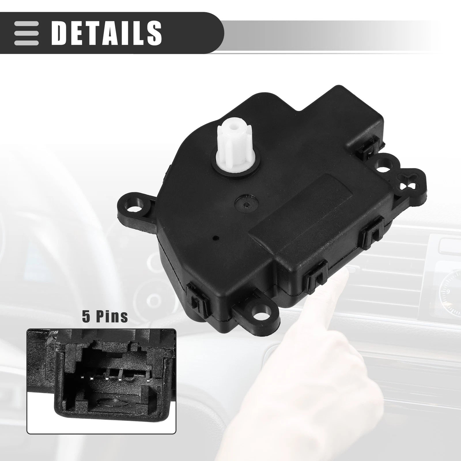 HVAC Heater Air Door Blend Actuator for Ford F-150 (2004–2008) No. 9L3Z19E616E