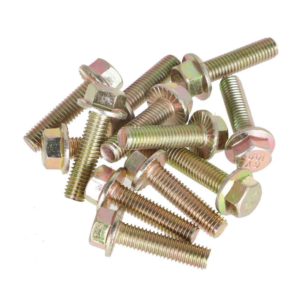 Set of 12 Exhaust Header Bolts for Chevy GMC LS1 LS2 LS6 LS7 LSX