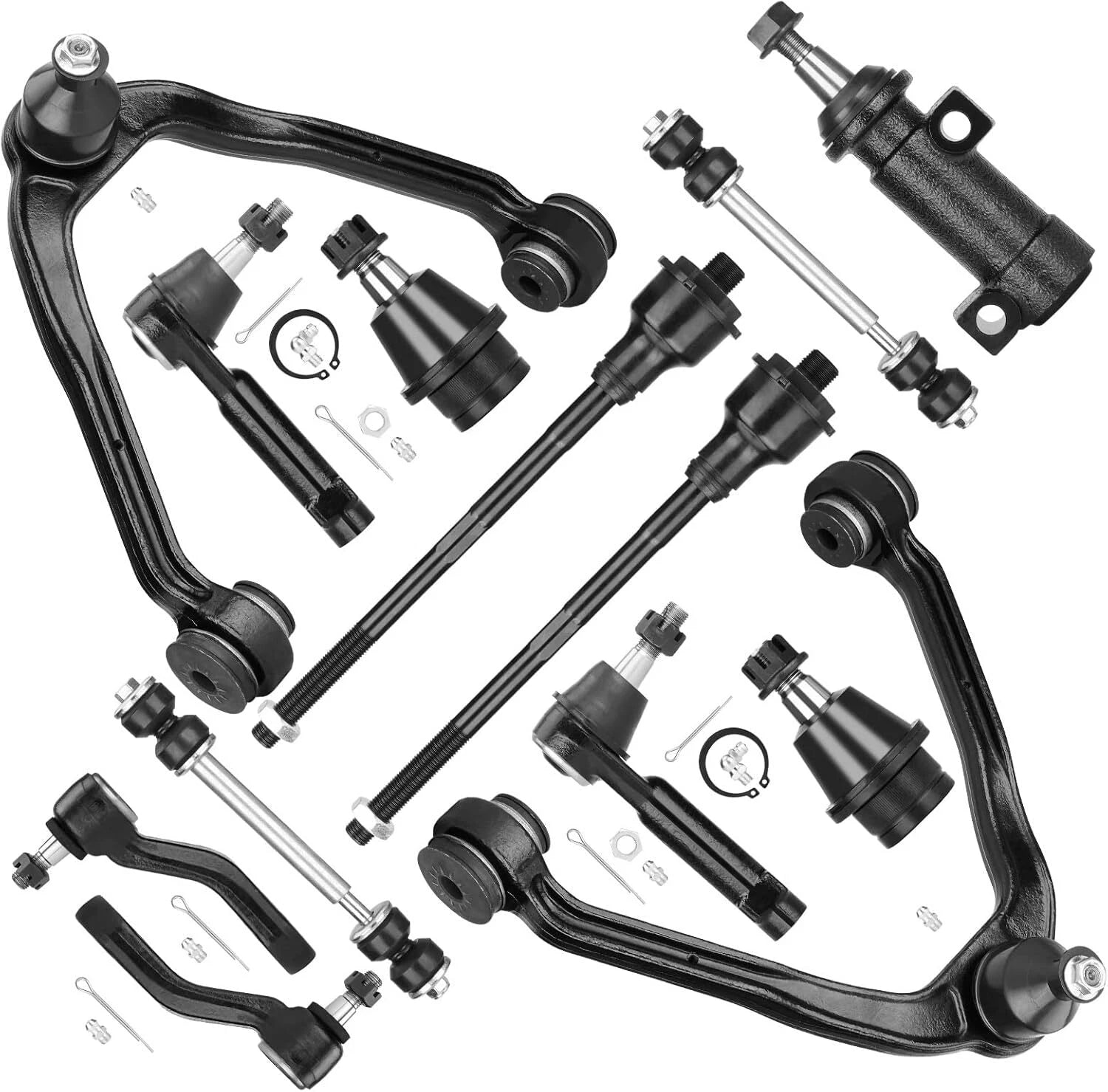 13PCS Control Arm Kit for Chevy Silverado 1500 4WD (1999–2006)