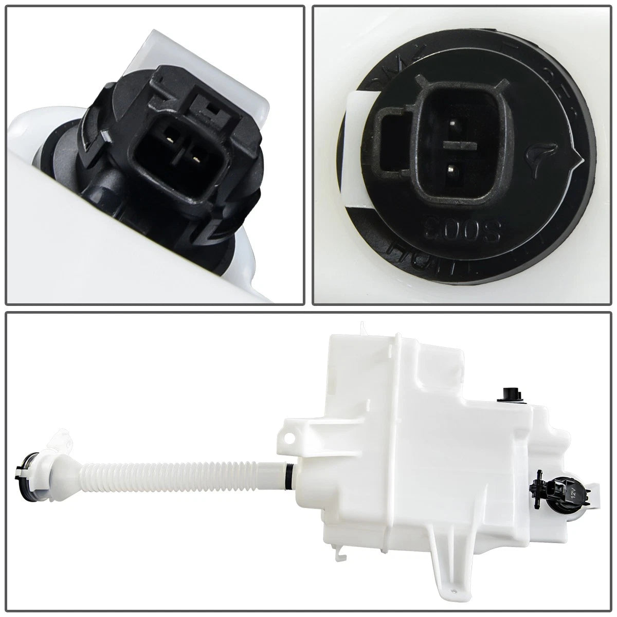 Windshield Washer Fluid Reservoir Tank w/ Level Sensor for Toyota RAV4 (2013–2016)
