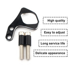 Key Relocation Bracket for Scrambler T100 (2001–2015) - Black