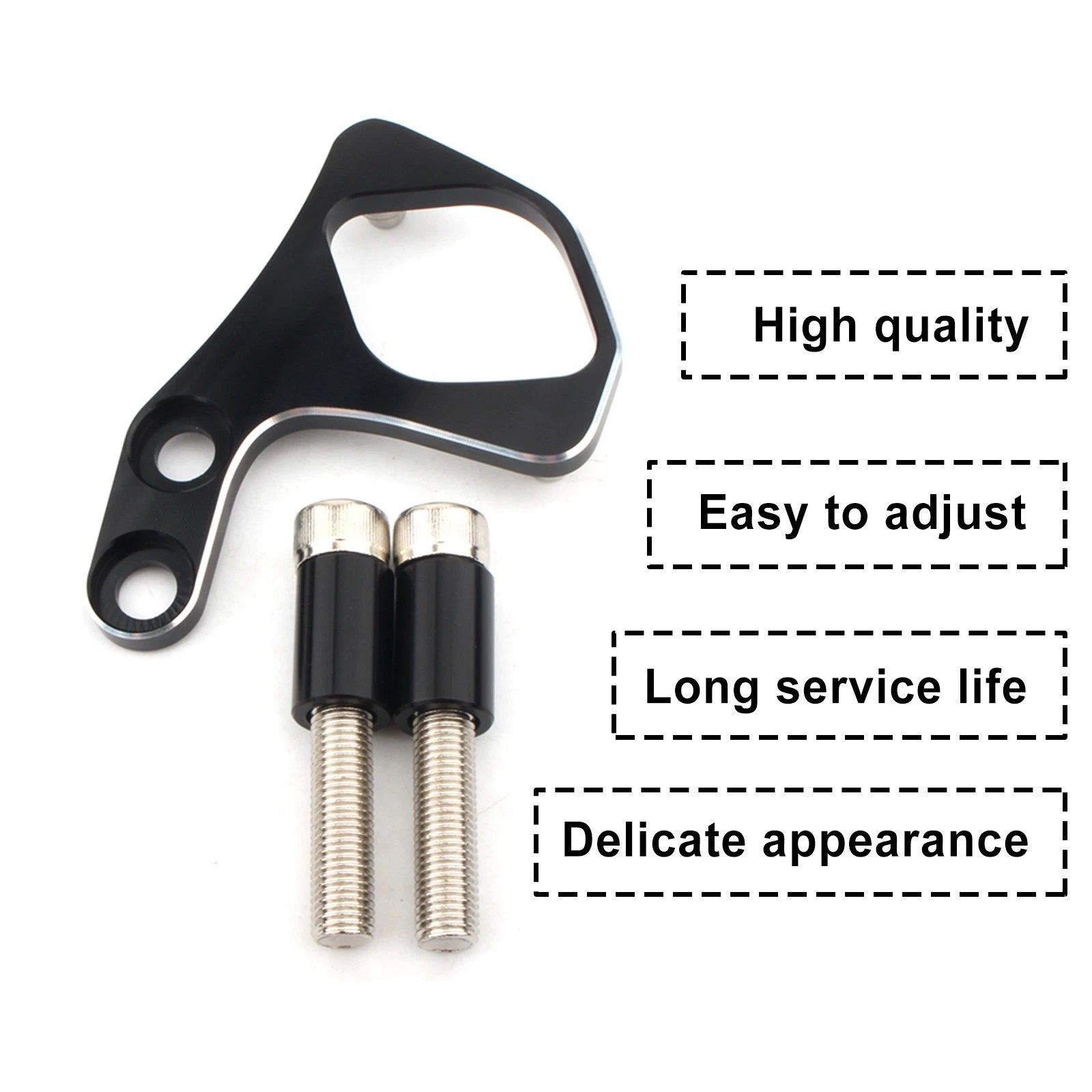 Key Relocation Bracket for Scrambler T100 (2001–2015) - Black