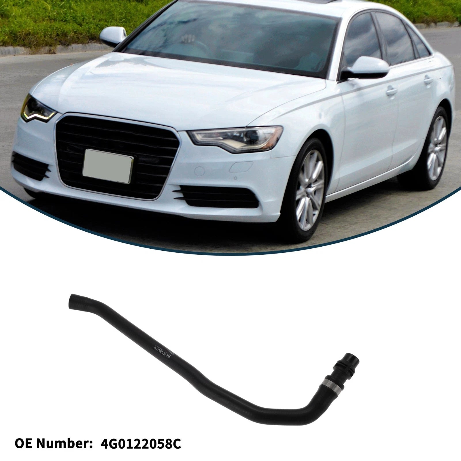 Radiator Hose No.4G0122058C for Audi A6 (2012–2014)