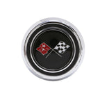 Deluxe Horn Cap for 1967 Chevrolet Corvette (Chevy Cross Flags)