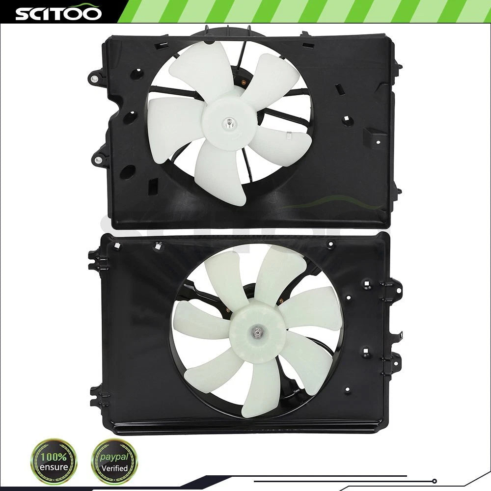 AC Condenser and Radiator Cooling Fan Kit for Honda Pilot (2009–2015)