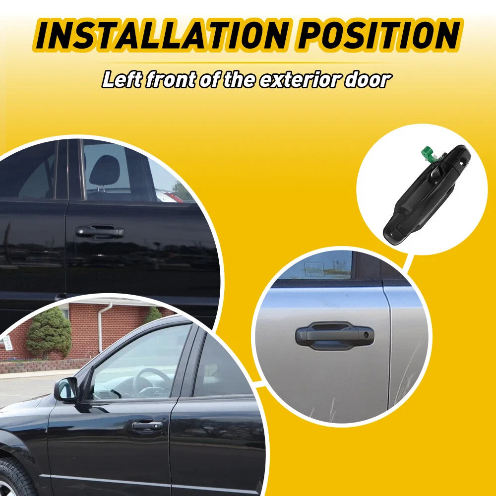 2X Exterior Door Handles for Kia Sorento (2003–2009)