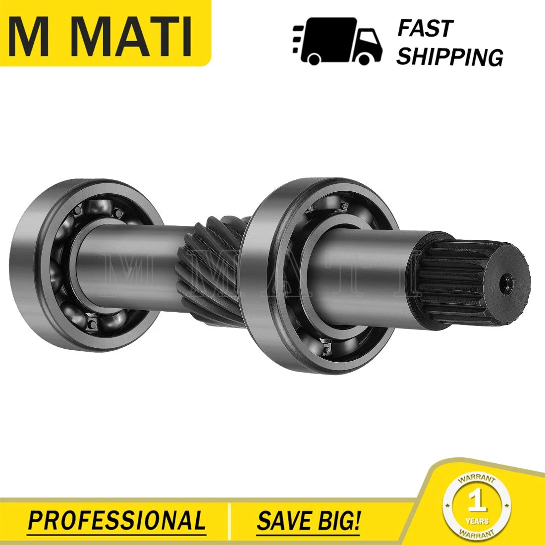 Rear Axle Input Shaft for Yamaha Golf Cart G29 (2007–2016)