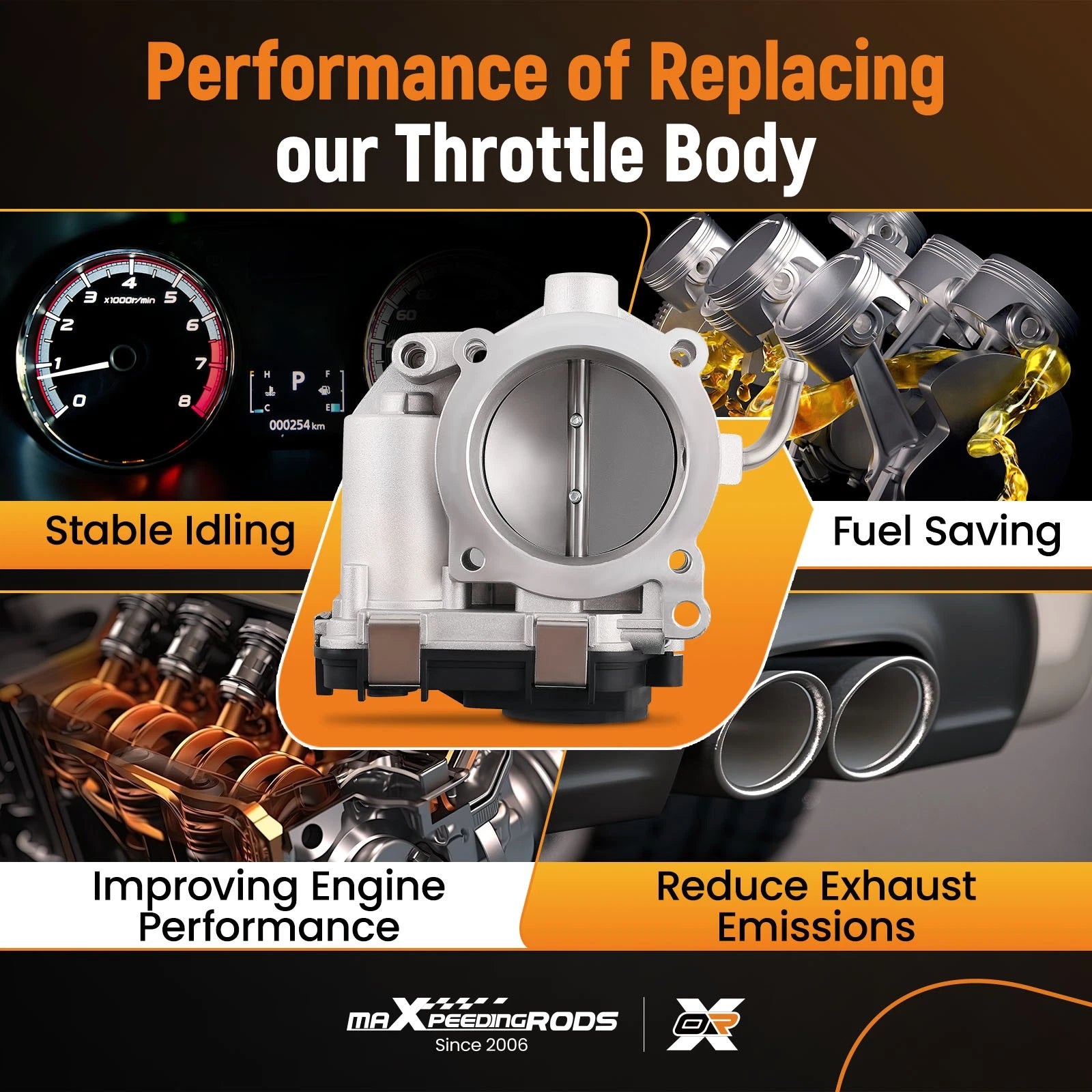 Electronic Throttle Body for VW Golf Mk6/Jetta/Passat/Beetle/Rabbit (2007–2015)