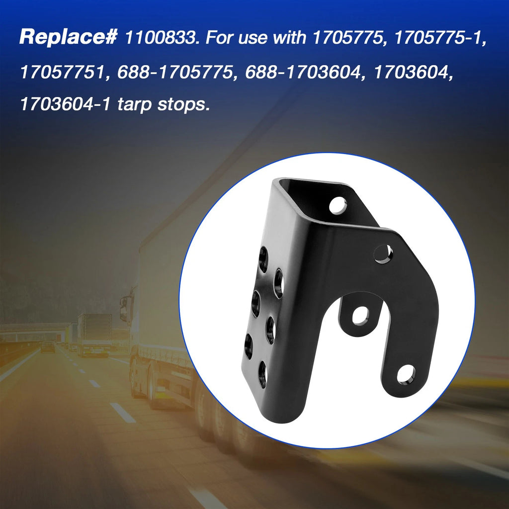 Set of 6 Heavy Duty Tarp Body Mount Stops for Dump Truck