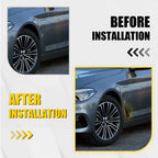Gloss Black Wing Air Vent Hood Intake Covers for BMW 5 Series (2017–2023)