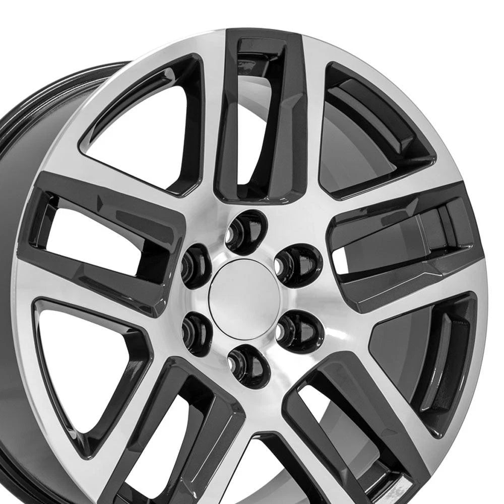 20" Gunmetal Machined Wheel for 2003-2014 Chevy Express 1500 - RVO4734