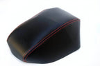 Leather Synthetic Console Armrest Cover for Chevrolet Cruze (2016–2018) Red Stitch