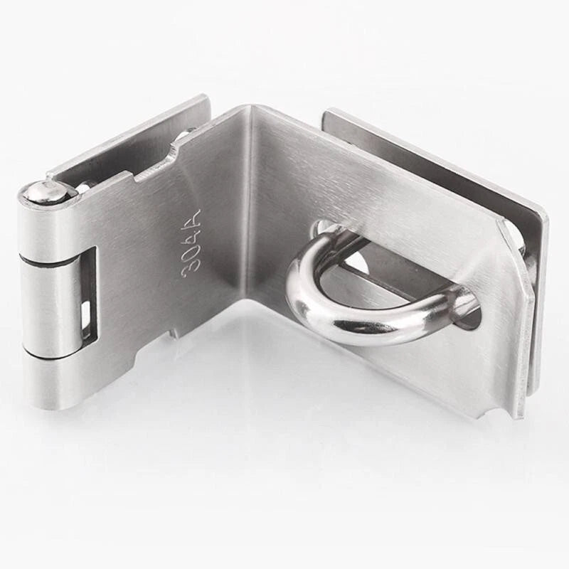 Padlock Clasp Shed Door Lock for S/M (Stainless Steel)