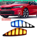 Dynamic LED Daytime Running Lights w/ Turn Signals for Honda Civic (2025–2025)