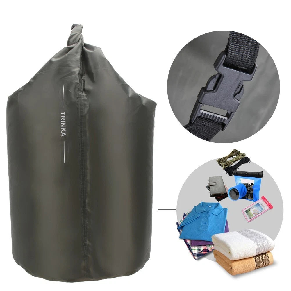 Water Resistant Dry Bag for Canoe Kayaking Camping (8L, 40L, 70L)