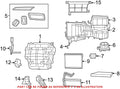 Cabin Air Filter Cover for Chrysler Dodge Jeep (68052292AA)