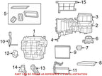 Cabin Air Filter Cover for Chrysler Dodge Jeep (68052292AA)