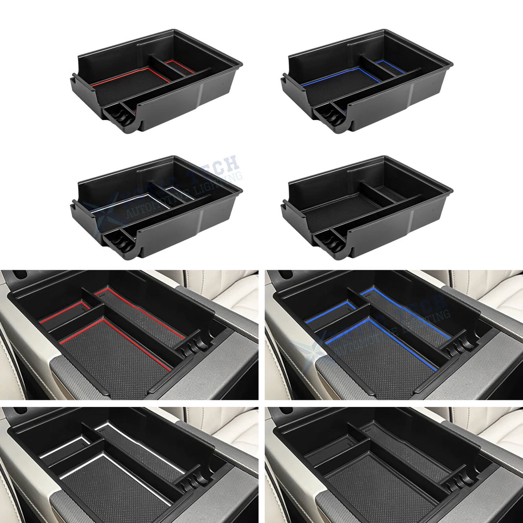 Center Armrest Box Insert Storage Case Tray for Hyundai Palisade (2020–2024)