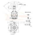 2X Front Steering Upper Ball Joint Kit for Chevy Express 1500 2500 (1996–2002)