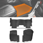 Set of 4 All Weather Carpet Floor Mats for Ford F-250 Super Duty (2017–2024)