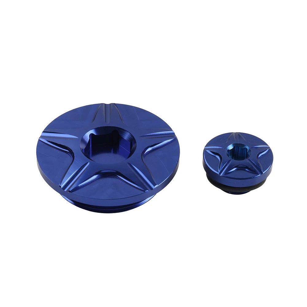 Engine Plug Crankcase Cover Oil Filler Screws for Yamaha YZ250F YZ450F WR250F (2001–2023)