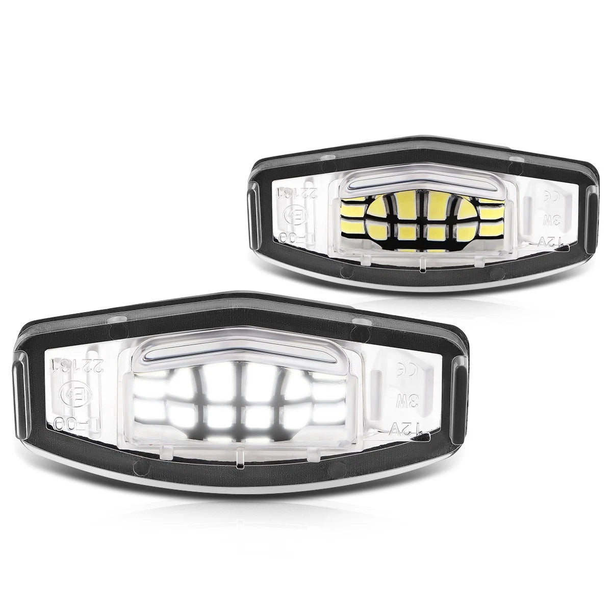 Set of 2 LED License Plate Lights for Acura ILX RDX, Honda Accord (2013–2018)