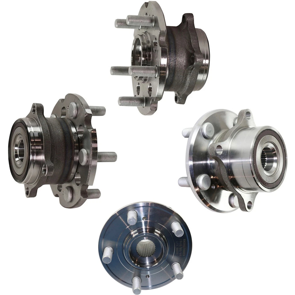Wheel Hubs for Honda Pilot (2009–2015) Front & Rear with Bearing AWD