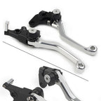 Silver CNC Pivot Clutch Brake Levers for Suzuki DRZ400S/SM/E (2000–2022)