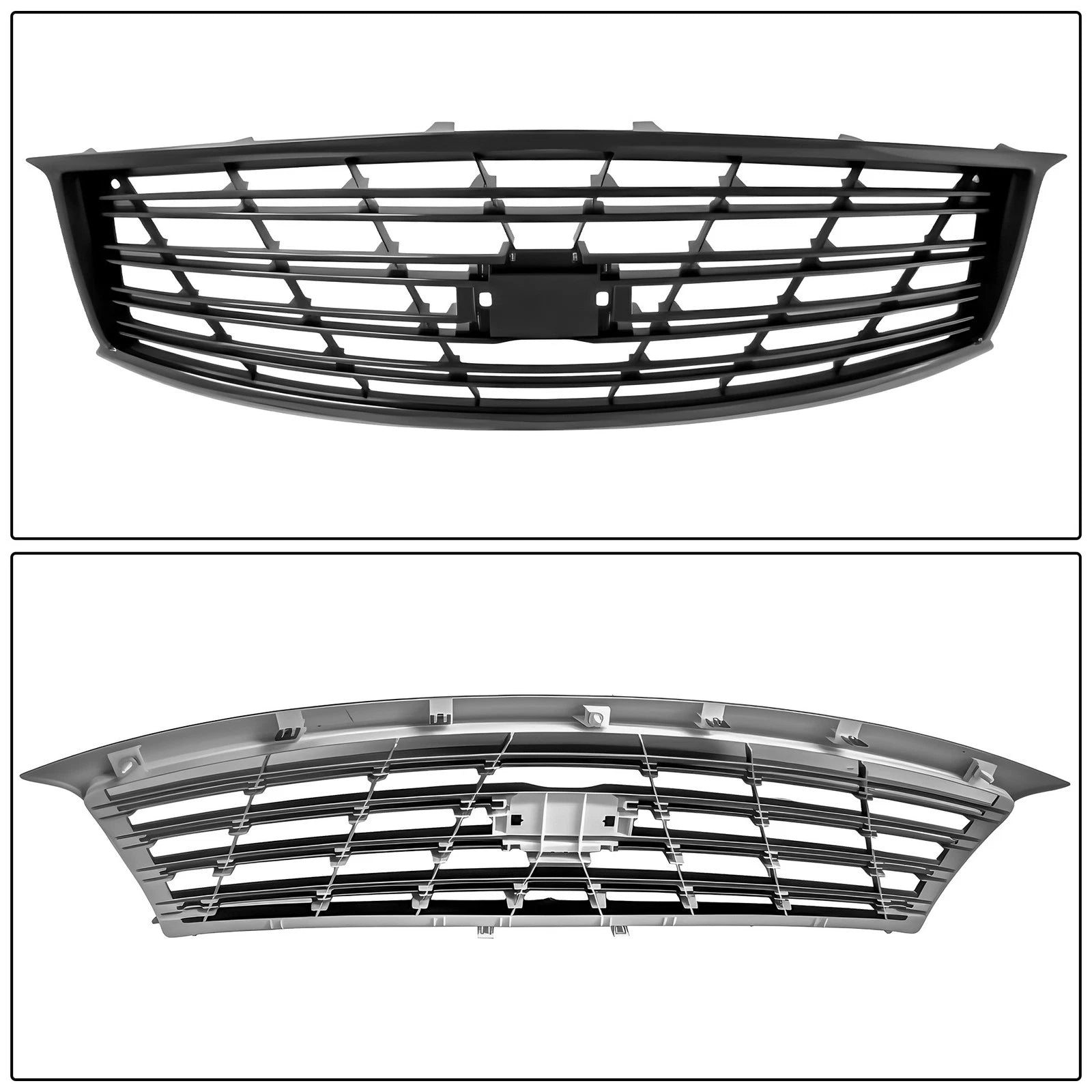 Front Grille for Infiniti M37 M56 (2011–2013) Black Upper Grille
