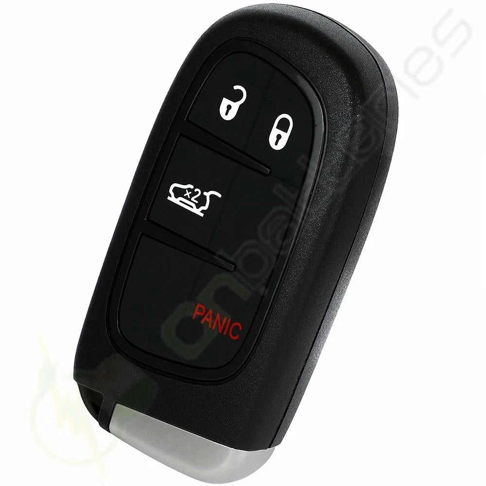 2X Key Shell Case Fob for Jeep Cherokee (2014–2020)
