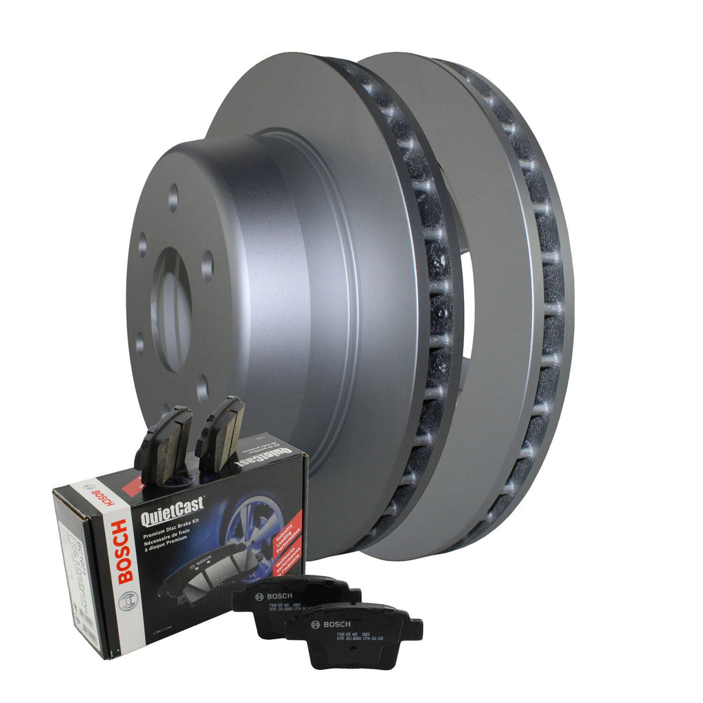Rear Brake Kit 330mm Rotors & Bosch Ceramic Pads for Sierra Silverado 1500 (2014–2023)