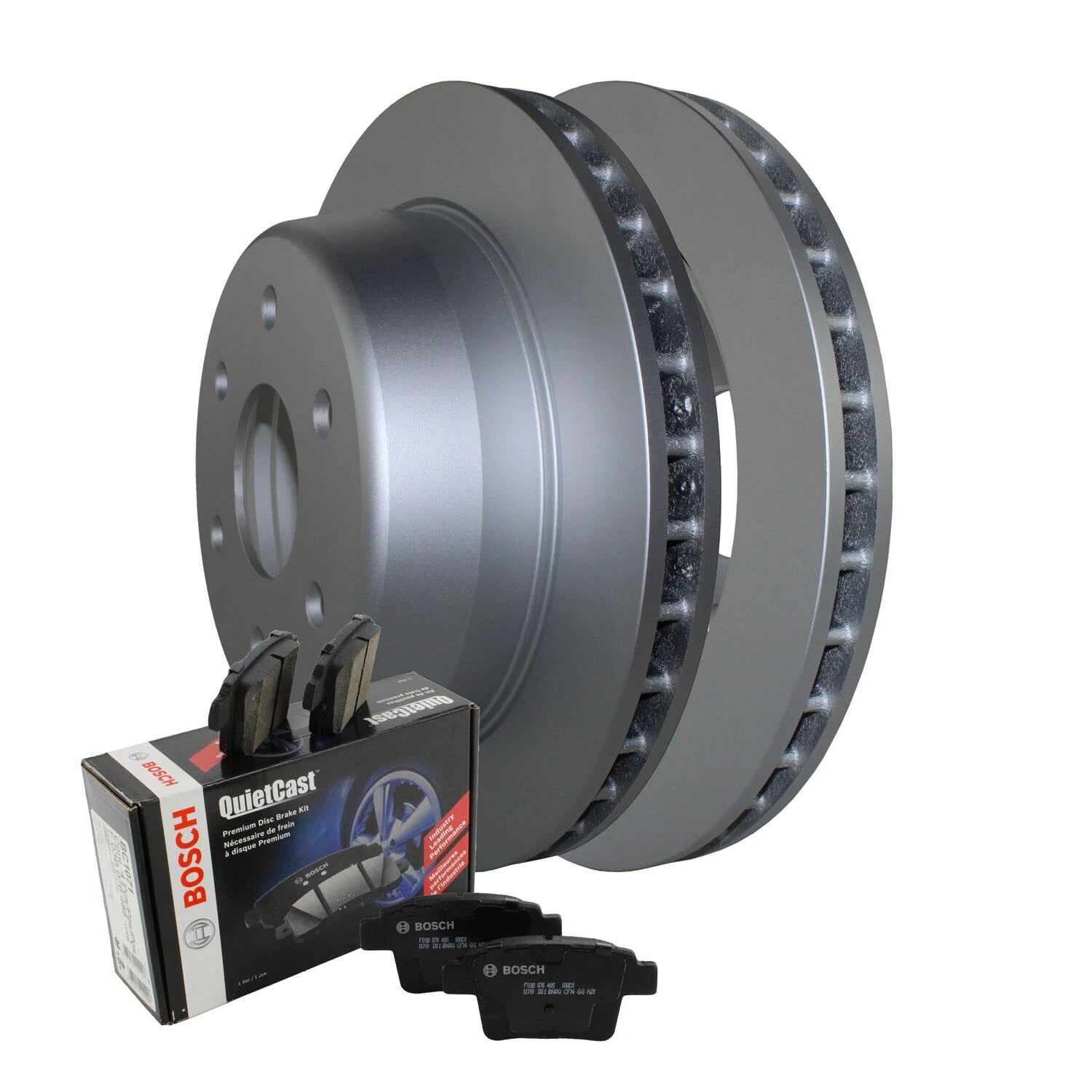 Rear Brake Kit 330mm Rotors & Bosch Ceramic Pads for Sierra Silverado 1500 (2014–2023)