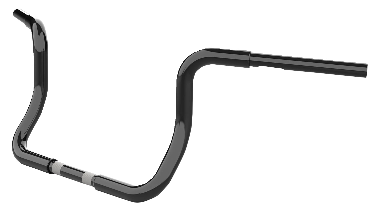 10" Twin Round Handlebar for LA Choppers (LA-7325-10B)