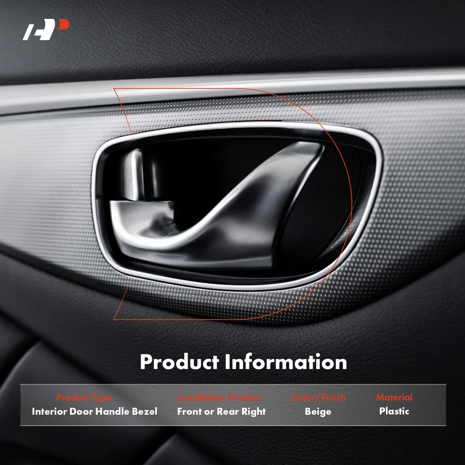 Interior Door Handle for Chevy Silverado 1500 GMC (2019-2023)